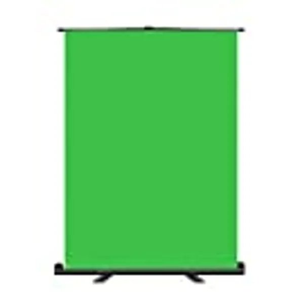 Neewer 5x6 ft/1.5x1.9m Green Screen Green Backdrop, Portable Collapsible Chromakey Background, Pull-up Style with Auto- Locking Frame, Solid Aluminium Base for Photo Video, Live Game, Tiktok Video