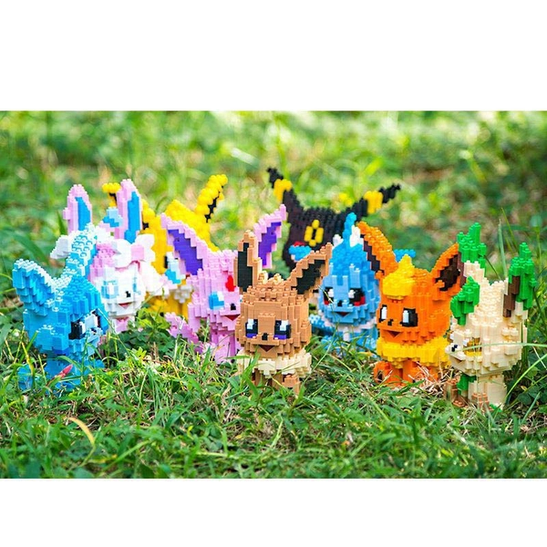 Eeveelution Building Blocks Cute Eevee Evolutions Toy Blocks - Sylveon