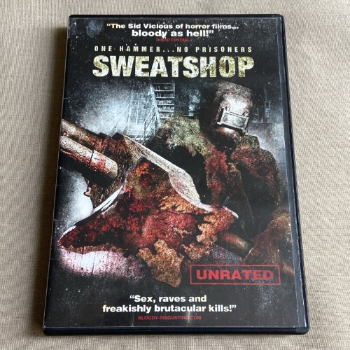Sweatshop (DVD 2009) Exploitation Horror Rave Slasher Stacy Davidson Ashley Kay