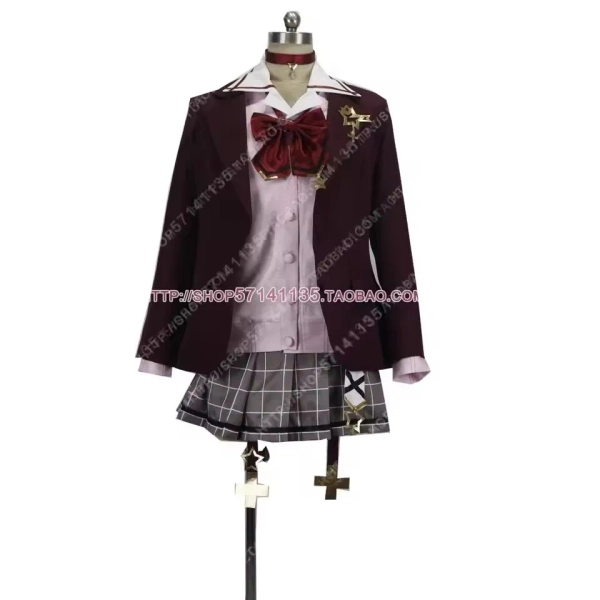 Sara Hoshikawa Cosplay Costume Halloween Purple Dress for Woman Suit - AliExpress