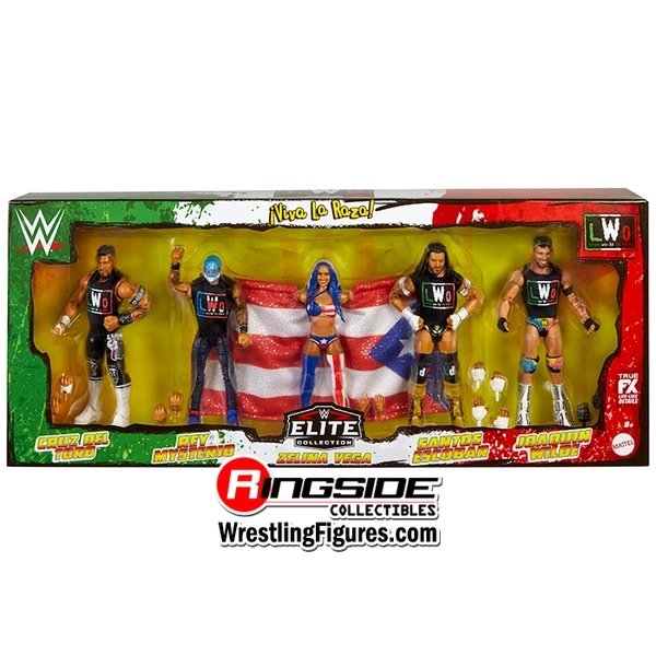 LWO Elite 5-Pack (Rey Mysterio, Santos Escobar, Zelina Vega, Cruz Del Toro & Joaquin Wilde)