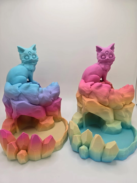 Arcadia the All Seeing Cat Dice Tower for Rolling D20s - Etsy