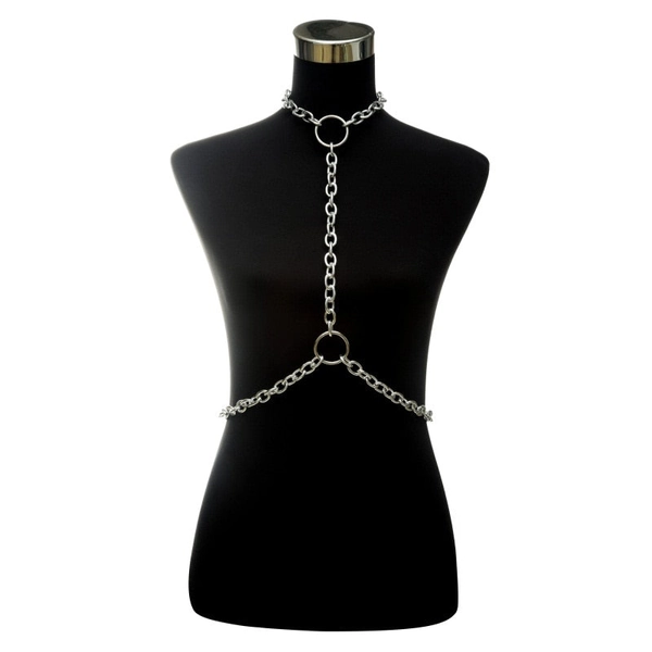 Silver Harness Body Chain