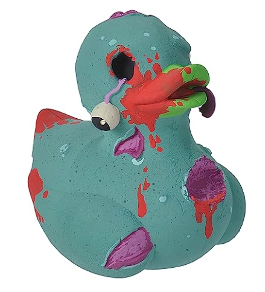 Wild Republic Rubber Duck Zombie, Papera Di Gomma, Papera Giocattolo, Regalo Per Bambino, Bambini Ed Adulti, 10 cm