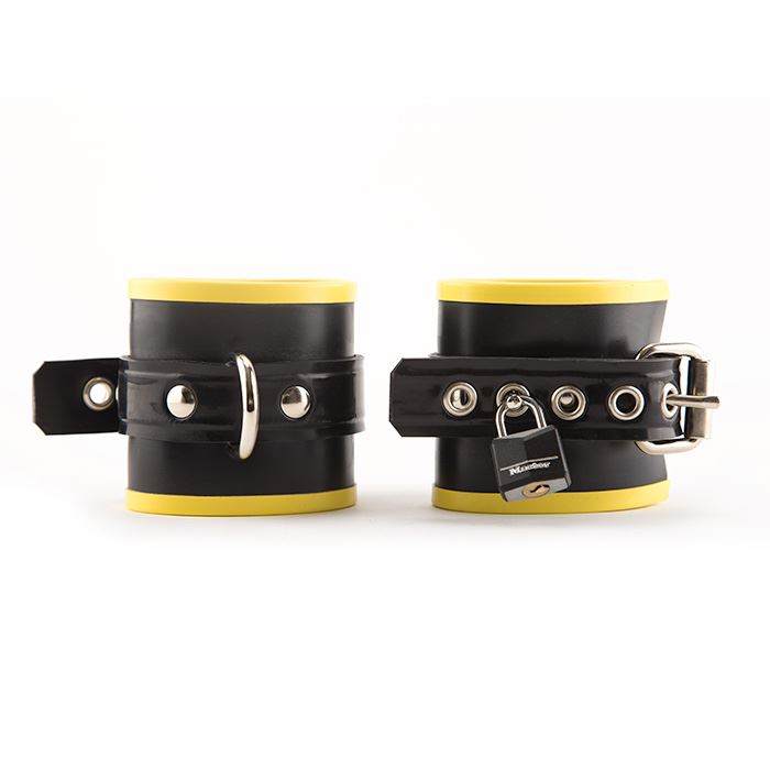 Rubber Wrist Cuffs | Yellow