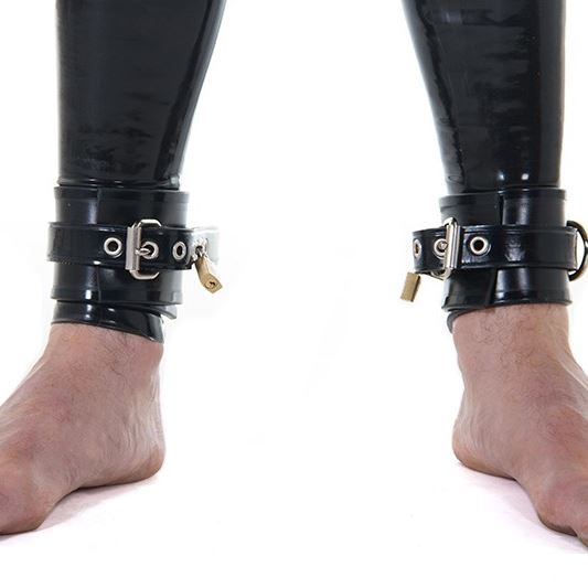 Rubber Ankle Cuffs | Yellow