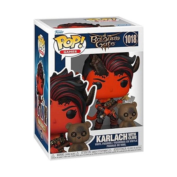 Funko Pop! & Buddy: Baldur's Gate - Karlach & Clive - Baldur's Gate 3 - Figura in Vinile da Collezione - Idea Regalo - Merchandising Ufficiale - Giocattoli per Bambini e Adulti - Video Games Fans