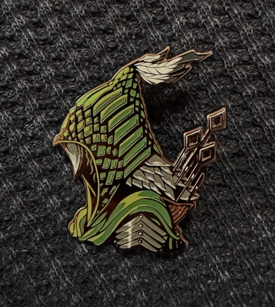 Elden Ring Nightreign Ironeye Enamel Pin