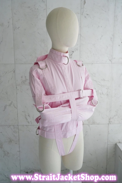Baby Pink ABDL Straitjacket - Straitjacket for a Little / Adult Baby Diaper Lover