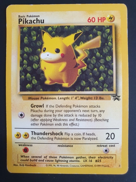 Pikachu 1/53 - Promo - Tarjeta Pokémon - Ligeramente Jugada