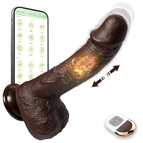 Thrusting Dildo Vibrator for Women