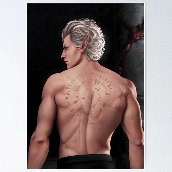 Horniest vamp Ever - Shirtless Astarion - Baldurs Gate 3 Poster