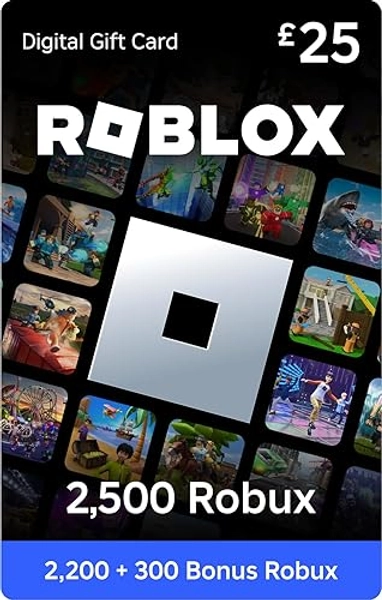 Roblox Gift Card - 2,500 Robux [Includes Exclusive Virtual Item] [Online Game Code]