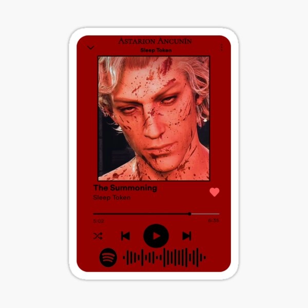 Sleep Token Astarion Sticker