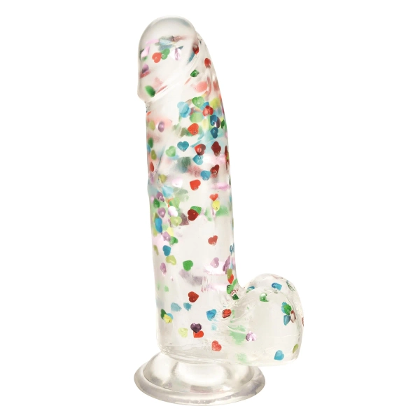 Naughty Bits I Love Dick Heart Filled Dildo - Dildos | Adam & Eve