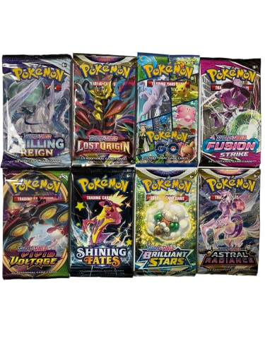 Pokeman Mystery Booster (zufällige Englische Booster) + Heartforcards® Versandschutz (1 Booster) - 1 Booster