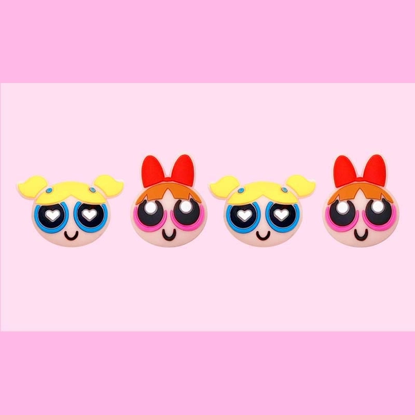 Cartoon Girls Switch Thumb Grips Kawaii Switch OLED Joystick Caps