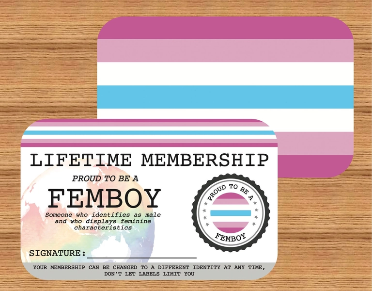 FEMBOY Lifetime Membership Card