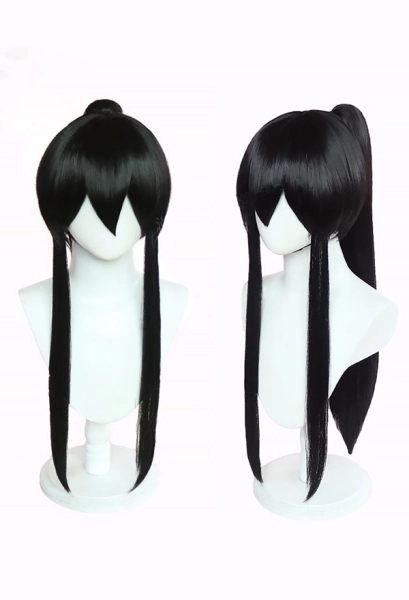 Kaiju No. 8 Ashiro Mina Cosplay Wig Black Long Straight Wig