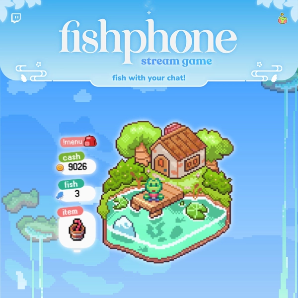 Stream Fishing Game ⟢ Fishphone ⟢ Catch fish with chat!