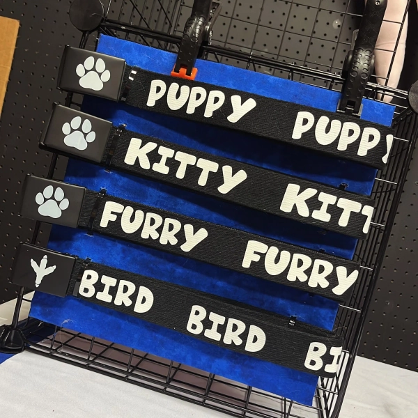 Furry Fashion Belts! Puppy, Kitty, Furry, Bird, Yeen, Demon, Dragon, costuming, accessory fashion belt