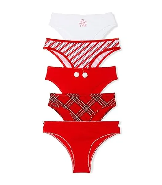 Victoria's Secret PINK Women's Cotton Cheeky Underwear, Minimal Coverage Panties for Women, Multi Pack (XS-XXL)