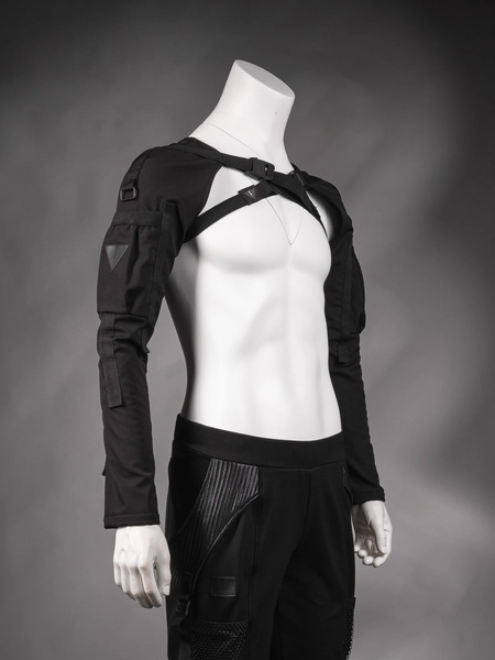Cyberpunk sleeve harness with pocket - ASD men