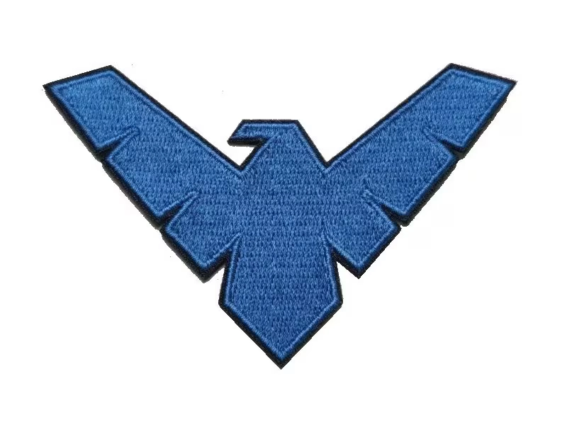 Nightwing Iron On Embroidered Patch