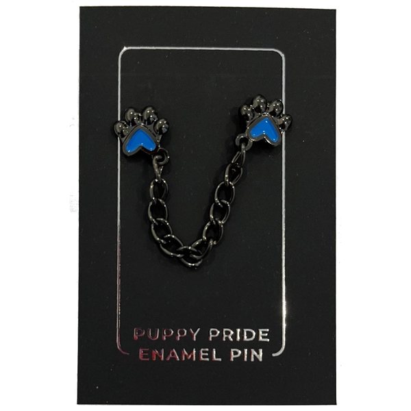 Chained Paw Enamel Pins