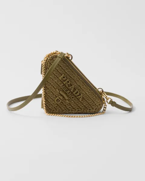 Woven fabric mini-pouch