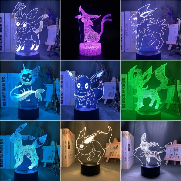 Cute LED Light Night Light Lamp Cute Evolutions - Eevee