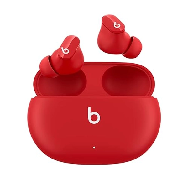 Beats Studio Buds – True Wireless Noise Cancelling Earbuds – IPX4 rating, Sweat Resistant Earphones, Compatible with Apple & Android, Class 1 Bluetooth, Built-in Microphone Red