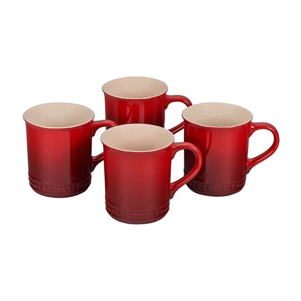 Vancouver Mugs, Set of 4 | Cerise
