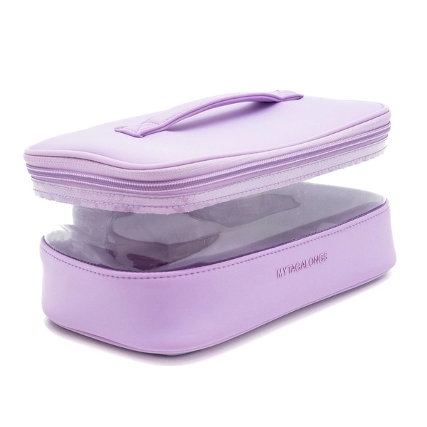 The Clear Train Case | Orchid