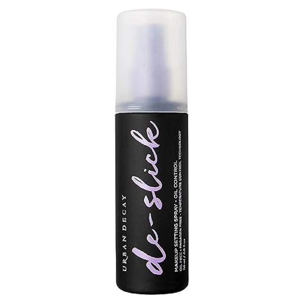 Urban Decay De-Slick Mattifying Makeup Setting Spray for Face, Waterproof, Smudge-proof, Oil & Shine Control, for Oily Combination Skin, Oil-free, Vegan, Cruelty-free