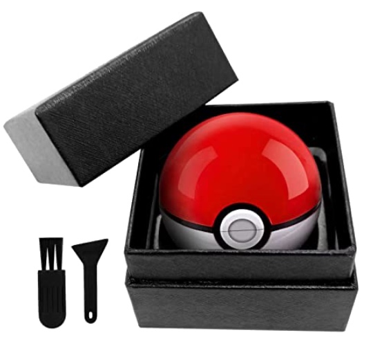 Qucovba Pokeball Grinder - 2 inch 3 Pieces - Red