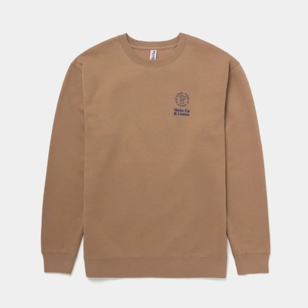 NPR Wake Up & Listen Crewneck