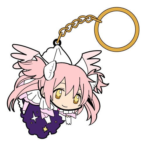 Gekijouban Mahou Shoujo Madoka★Magica: Hangyaku no Monogatari - Ultimate Madoka - Tsumamare - Keyholder - Rubber Keychain (Cospa) - Brand New