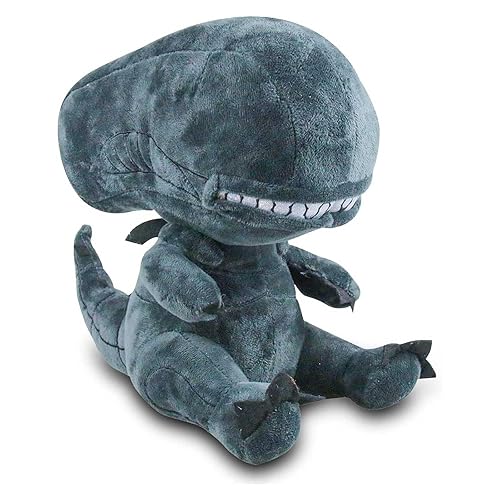 Xenomorph Plush Stuffed Animal Toy,Monster Collect Plush Figures for Fans Kids Birthday (A) - Grey