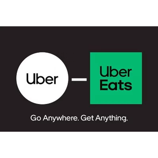 $15 Uber and Uber Eats Gift Card (Email Delivery)