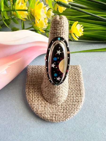 Sterling Silver Galaxy Ring