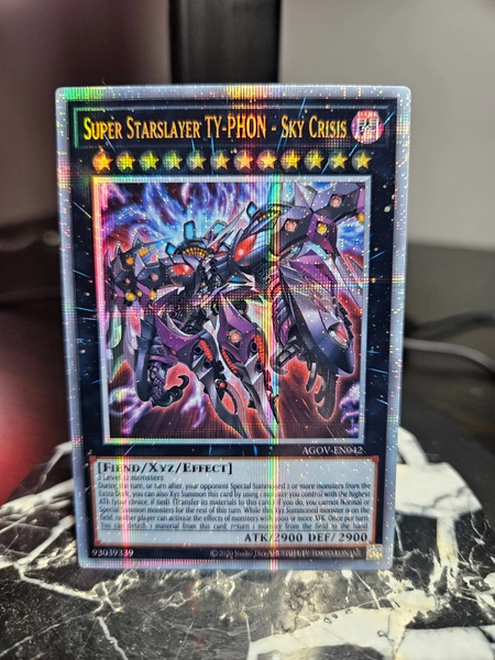 Super Starslayer TY-PHON - Sky Crisis - 25th Anniversary Quarter Century Starlight Rare - Prismatic Secret - Common - Orica Proxy