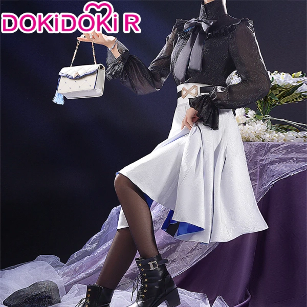 【In Stock】DokiDoki-R Game Genshin Impact x China Merchants Bank Cosplay Gan Yu Costume Ganyu