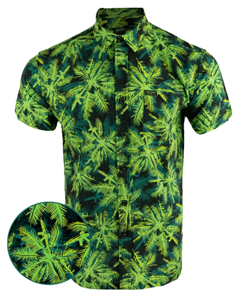 (LARGE) Retro Rifle Super Sonic Palm Green