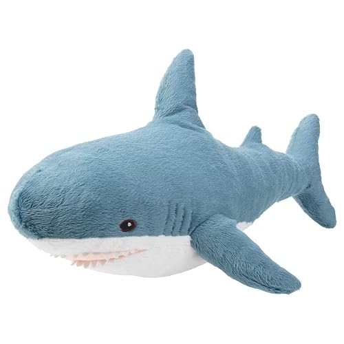 BLÅHAJ Soft toy, baby shark, 55 cm