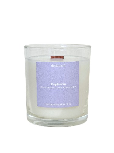 Euphoria Wood Wick Candle - 8 oz.