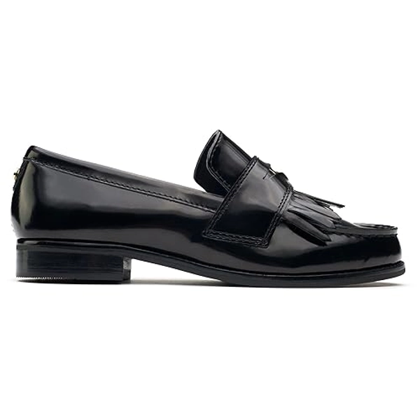 HOLLAND COOPER Women's Penny Loafers Shoes Black