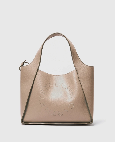Logo Top Handle Crossbody Tote Bag