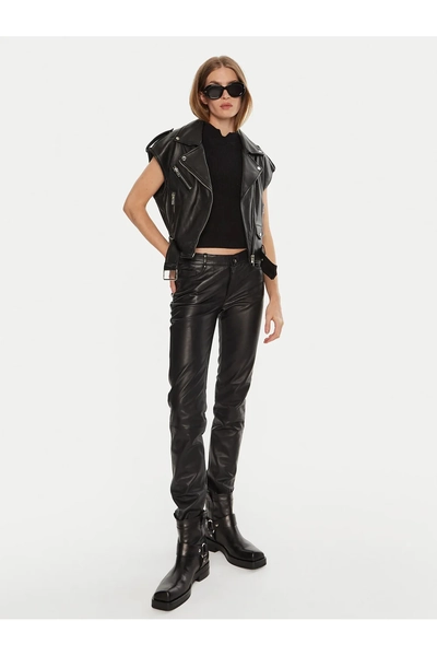 Pantalon agneau noir, Serge Pariente - SEXY Noir | Cesare Nori