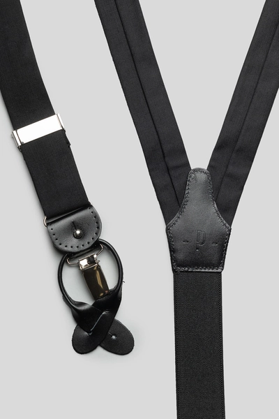 Black woolen braces